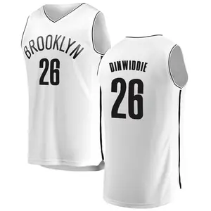 Men's Brooklyn Nets Spencer Dinwiddie Fanatics Branded Black Fast Break  Replica Player Jersey - Icon Edition