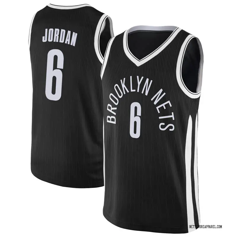 Nike Brooklyn Nets Swingman Black DeAndre Jordan Jersey - City Edition ...