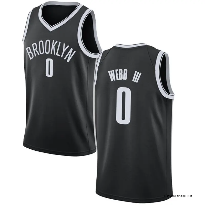 Nike Brooklyn Nets Swingman Black James Webb III Jersey - Icon Edition ...